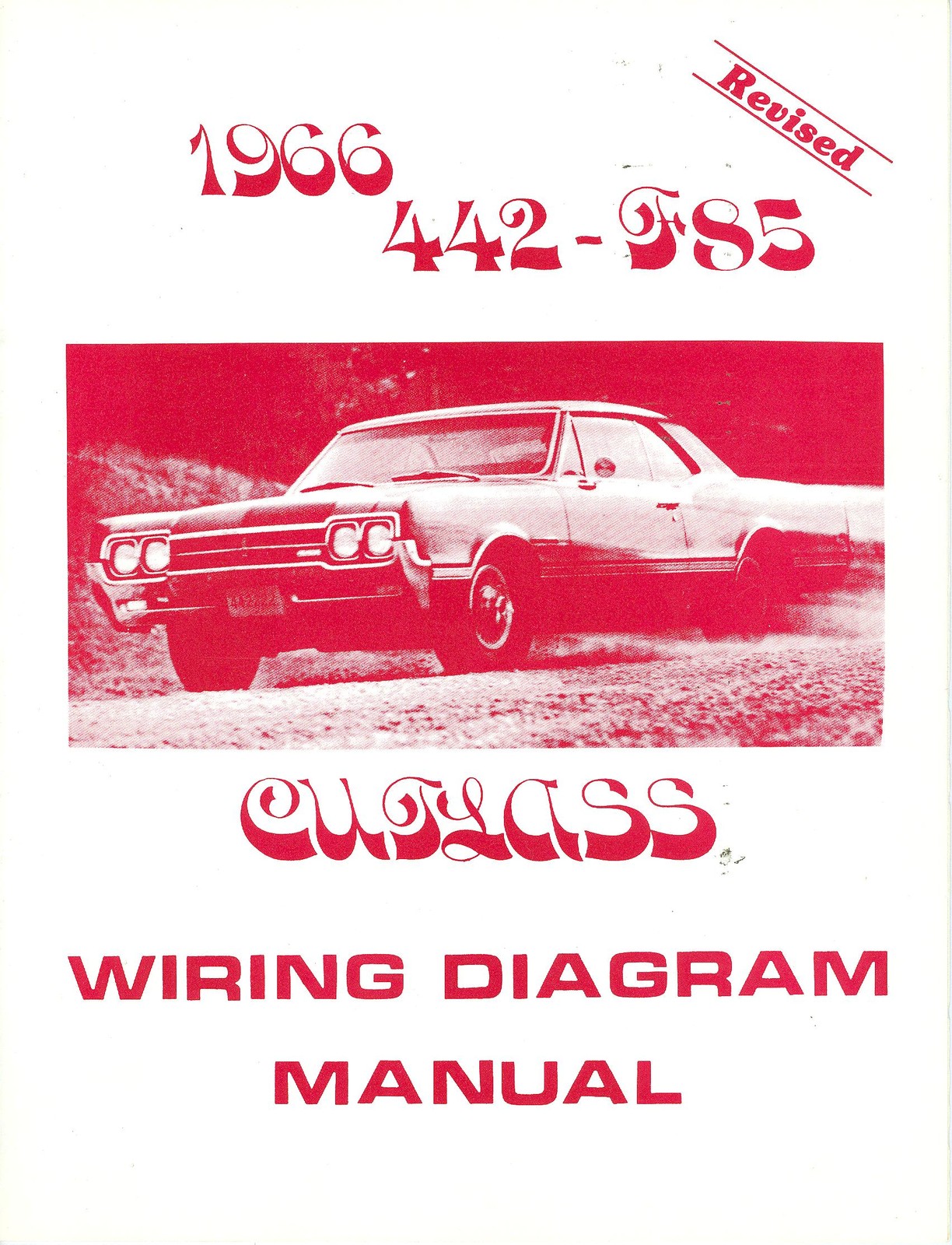 1966 66 OLDSMOBILE 442 /F85 WIRING DIAGRAM MANUAL eBay