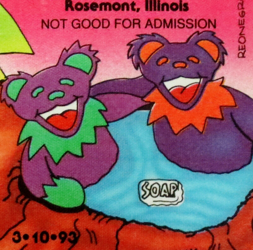Grateful Dead Backstage Pass Puzzle Space Rosemont Illinois IL 3.10.93 3.10.1993 - Bild 5 von 13
