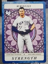 Giancarlo Stanton 2018 Gypsy Queen Tarot of the Diamond Indigo /250 #TOD-3 NYY