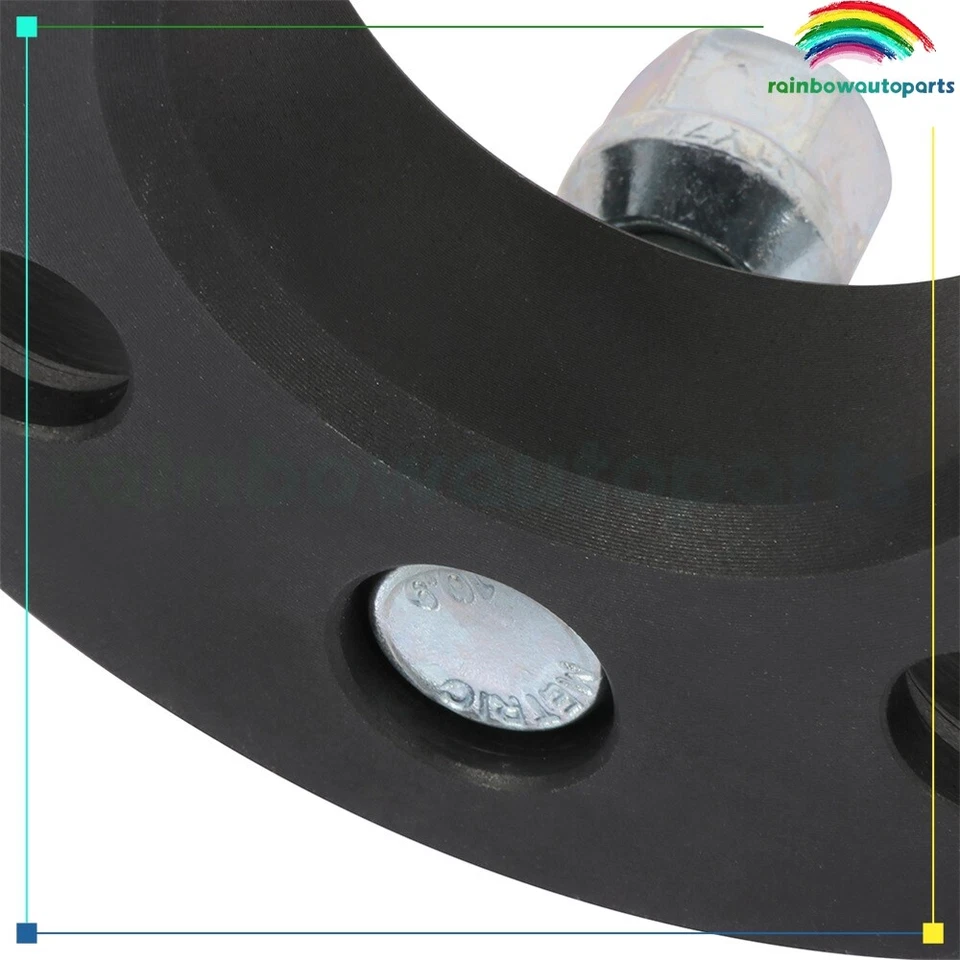 4PC 1" 4x100 Wheel Spacers 12x1.5 for Honda Civic Acura Integra Scion xB Toyota - Image 4 of 4