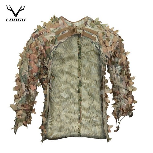 Hunting Capes Leaf Ghillie Suit Camo Camouflage Sniper Clothing Jungle Forest AU - Bild 11 von 18