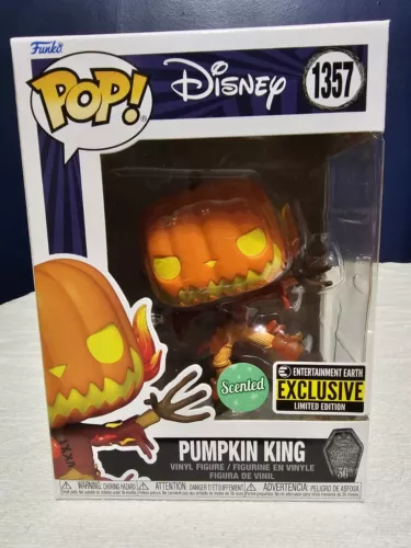 Funko Pop!Disney - Pumpkin King (Scented) Entertainment Earth Exclusive 1357