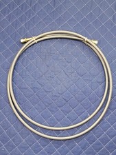 109" long braided Stainless Hose Assy 1000psi, ID 1/4" 5/16 m flare 45 deg 