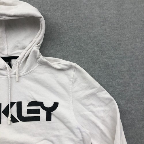 Oakley Locked In B1B Po Hoodie Men's Sweatshirt Athletic White Size Small ** - Picture 3 of 18