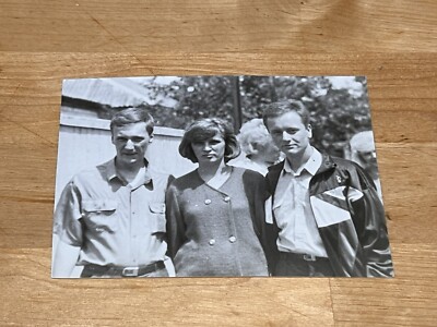 1970s Young people Handsome guys Soviet people Beautiful girl Vintage photo