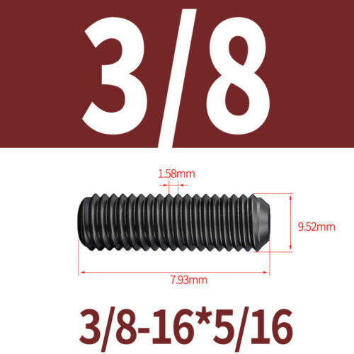 UNC / UNF / Inch Grub Screw Grade 12.9 Steel Set Screws - Picture 71 of 87