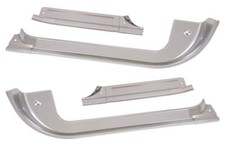 1977 1978 1979 1980 Chevy Gmc Truck Front Door Sill Plates Front Rear Set 4 Pc