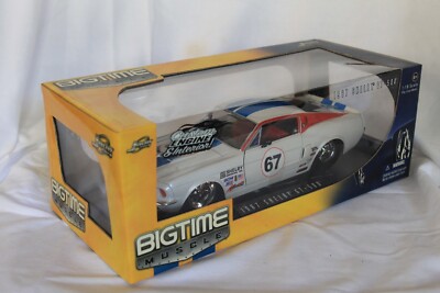Jada Toys 67 Shelby GT500 Racer in White Red Blue 1:18 Scale | eBay