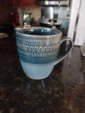 Threshold KINGSLAND BLUE Stoneware Coffee Mug Tea Cup 