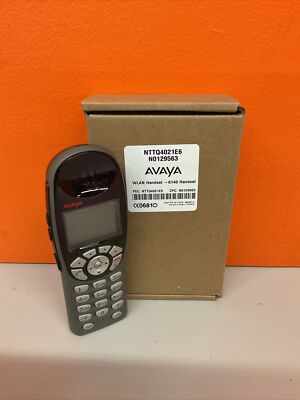 NEW AVAYA 6140 WLAN Handset NTTQ4021E6/N0129563 w/ Out Battery