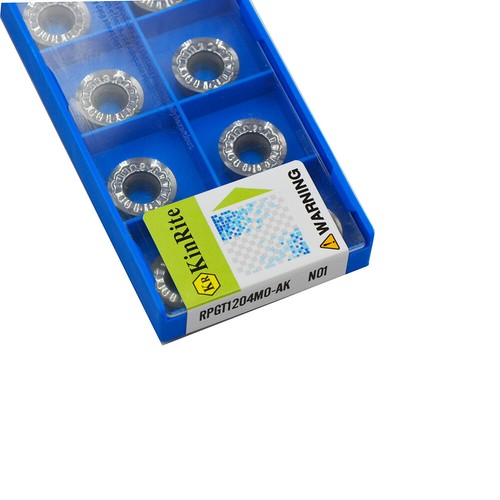 10pcs Round Milling Inserts RPGT1204MO-AK N01 R6 Carbide Insets RPGT insert - Picture 3 of 3