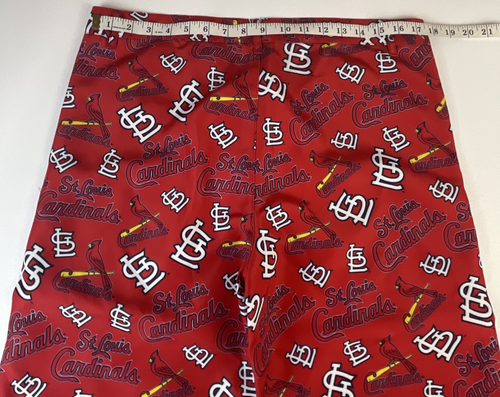 St Louis Cardinals 2 Piece Shirt Pants Suit Red Mens Sz 44 Baseball MLB Genuine - Picture 5 of 11