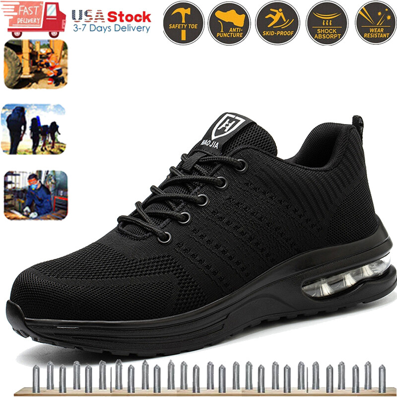 SAOLA Scarpe antinfortunistiche da lavoro uomo punta acciaio antiforatura protettive sneakers