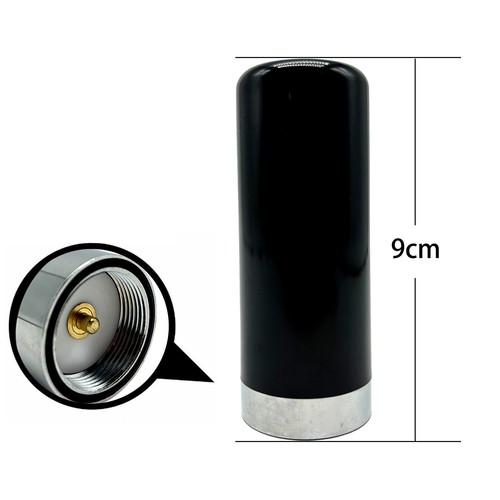 137-174/400-870MHz VHF/UHF Stubby Roof NMO Antenna Compatible for Mobile Radio - Zdjęcie 1 z 6