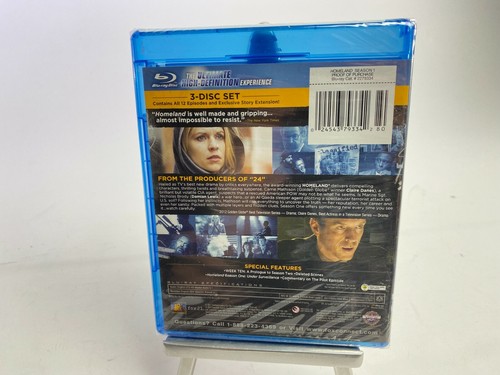 Homeland The Complete First Season Blu-ray Disc 2012 3-Disc Set New Sealed - Picture 2 of 2