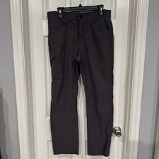 Orvis Pants Mens 34x30 Dark Gray Outdoor Technical Zip Pocket Hiking Trekking