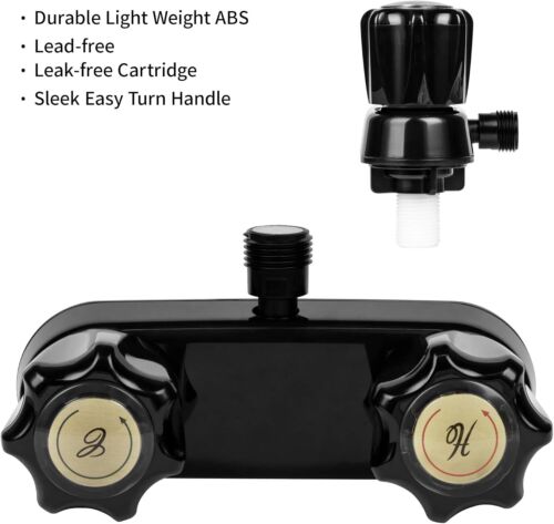 RV Shower Faucet Replacement Kit with Diverter for Camper and Travel Trailers - Picture 3 of 11