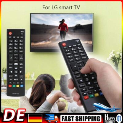 433MHz ABS Plastic Replacement Black Smart TV Remote Controls for LG AKB74915324