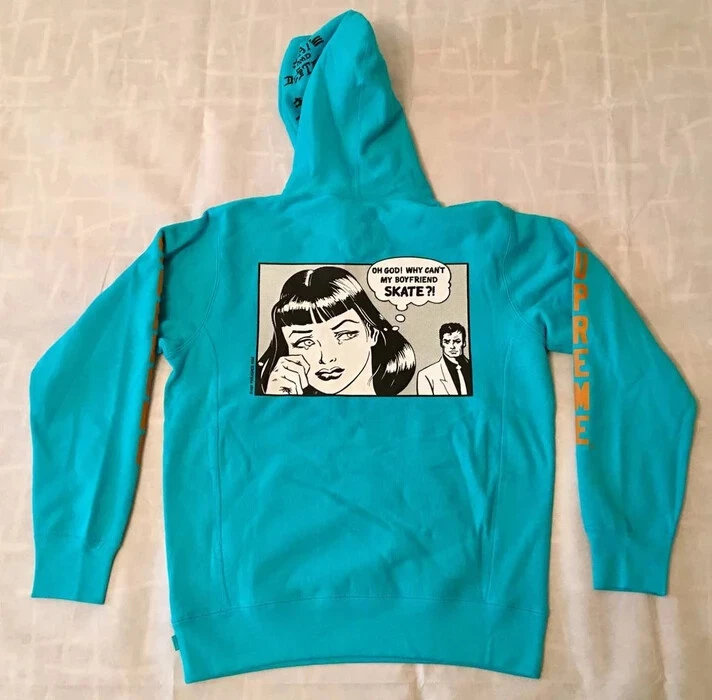 Felpa con cappuccio pullover Supreme x Thrasher Boyfriend stagione 17SS