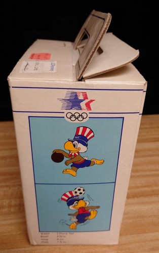 GAMES OF THE XXIIIRD OLYMPIAD LOS ANGELES 1984 3 PIECE CHILDREN'S SET NR PAPEL - Picture 2 of 10