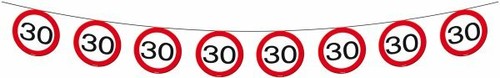 30TH BIRTHDAY TRAFFIC SIGNS THEME - PARTYWARE COMPLETE SELECTION - Picture 2 of 17