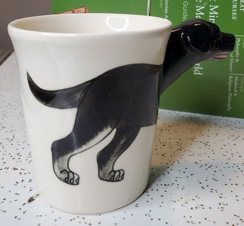Labrador Retriever Coffee Mug, 3D Ceramic Head Handle Hand Painted Thailand - Picture 2 of 6