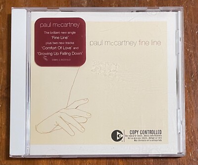 Paul McCartney Fine Line 2005 Holland Import 3 Track CD Single Comfort Of Love
