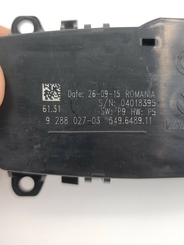 15 - 17 Bmw F80 F82 M3 M4 Headlight Switch Control Panel Light Module Black - Picture 7 of 8