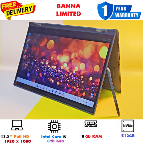 Lenovo ThinkPad X390 Yoga Laptop, 13,3" i5 8. Gen, 8GB RAM, 256GB SSD, Win 11 P - Bild 22 von 23