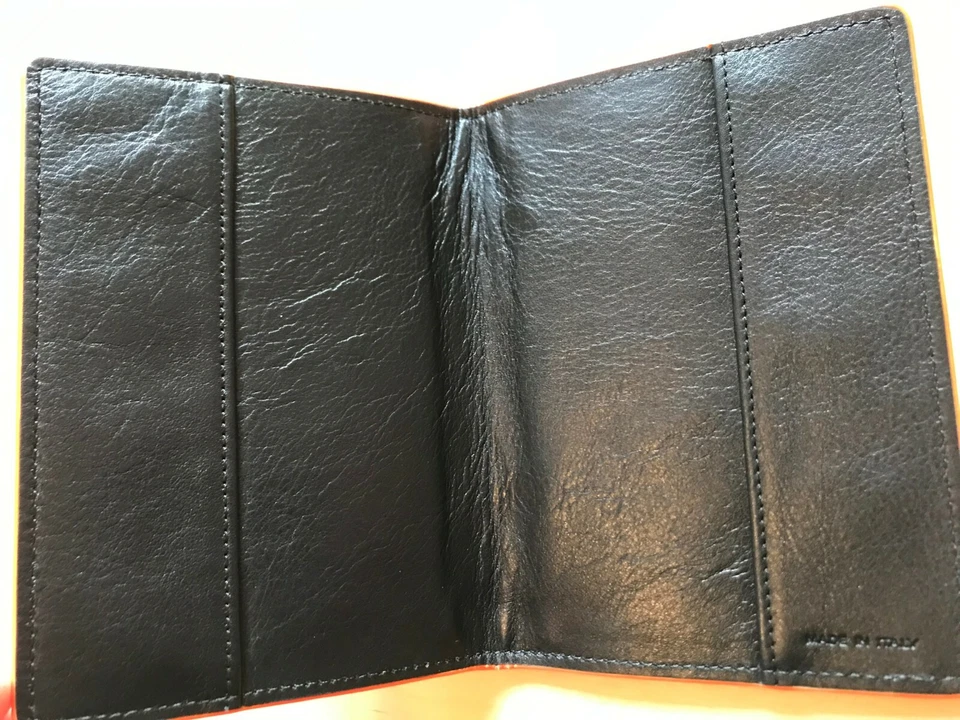 Porta pasaporte Giuseppe Zanotti cuero negro nuevo sin etiquetas Foto 3 de 4