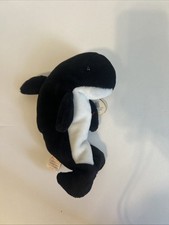 Ty Beanie Babies Waves the Orca Whale Plush Toys - 4084