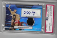 RANDY ORTON 2010 TOPPS WWE PLATINUM RELIC AUTO #97  /275 PSA AUTHENTIC