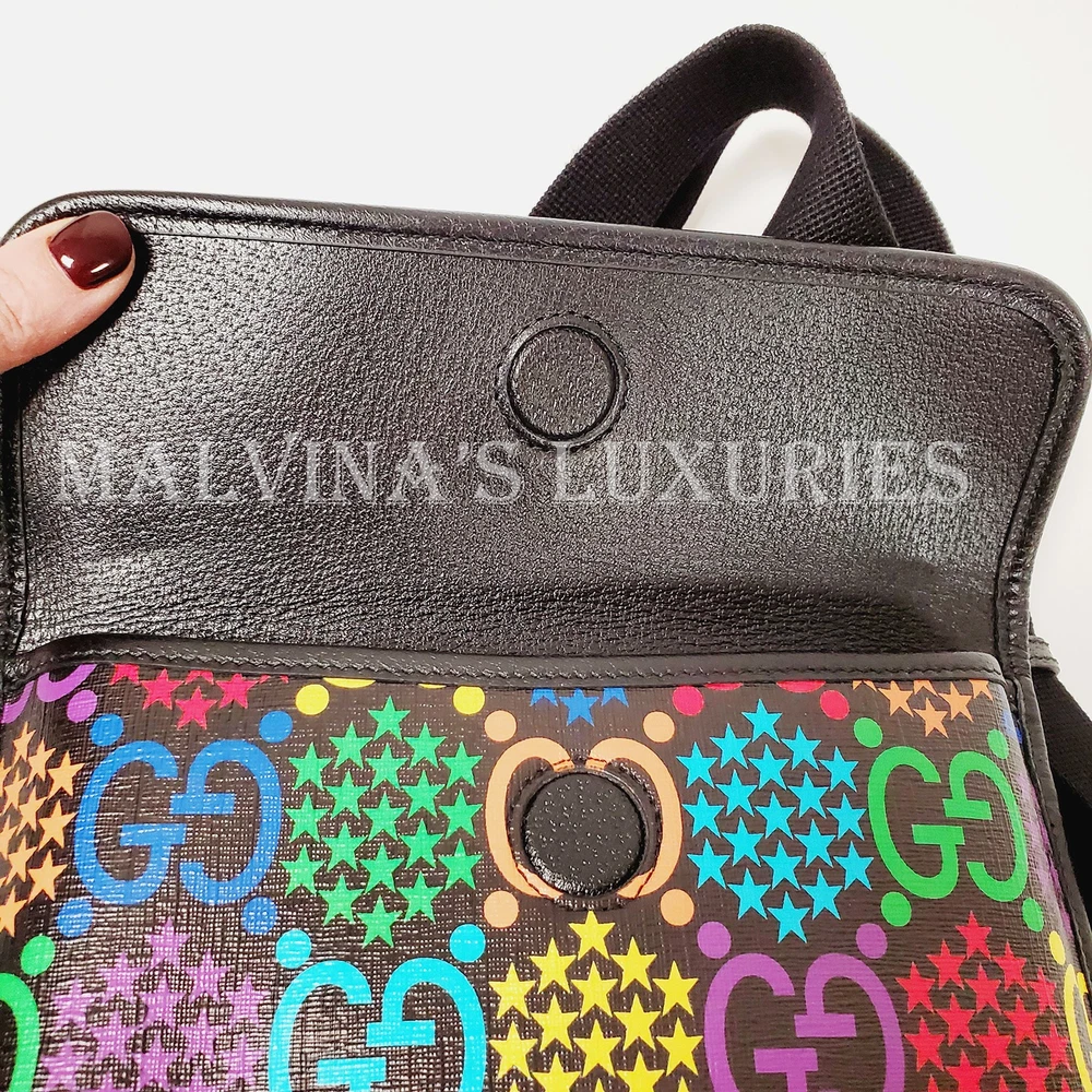 GUCCI GG SUPREME CANVAS BELT BAG PSYCHEDELIC MONOGRAM