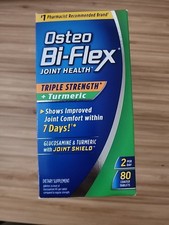 Osteo Bi-Flex Triple Strength  Turmeric, 80 Count Pack of 1 Exp. 1/26