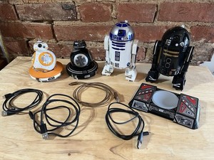 Sphero Droids: BB-8, R2-D2, BB-9E, R2-Q5 App Enabled Star Wars Robot Toys Lot