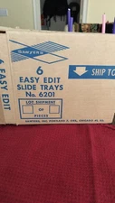 Six (6) Sawyer's Easy-Edit 36-Slide Slide Tray Genuine Original Great Condition