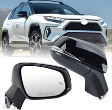 Right Passenger Side Mirror Compatible with Toyota RAV4 2019 2020 2021 2022 2023