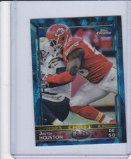 2015 Topps Chrome Mini Blue Refractors #59 Justin Houston