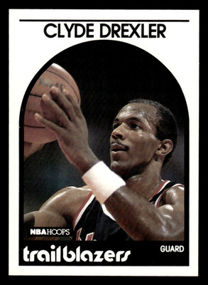 -CS- 1989-90 NBA Hoops - #190 Clyde Drexler *Free Shipping* Blazers