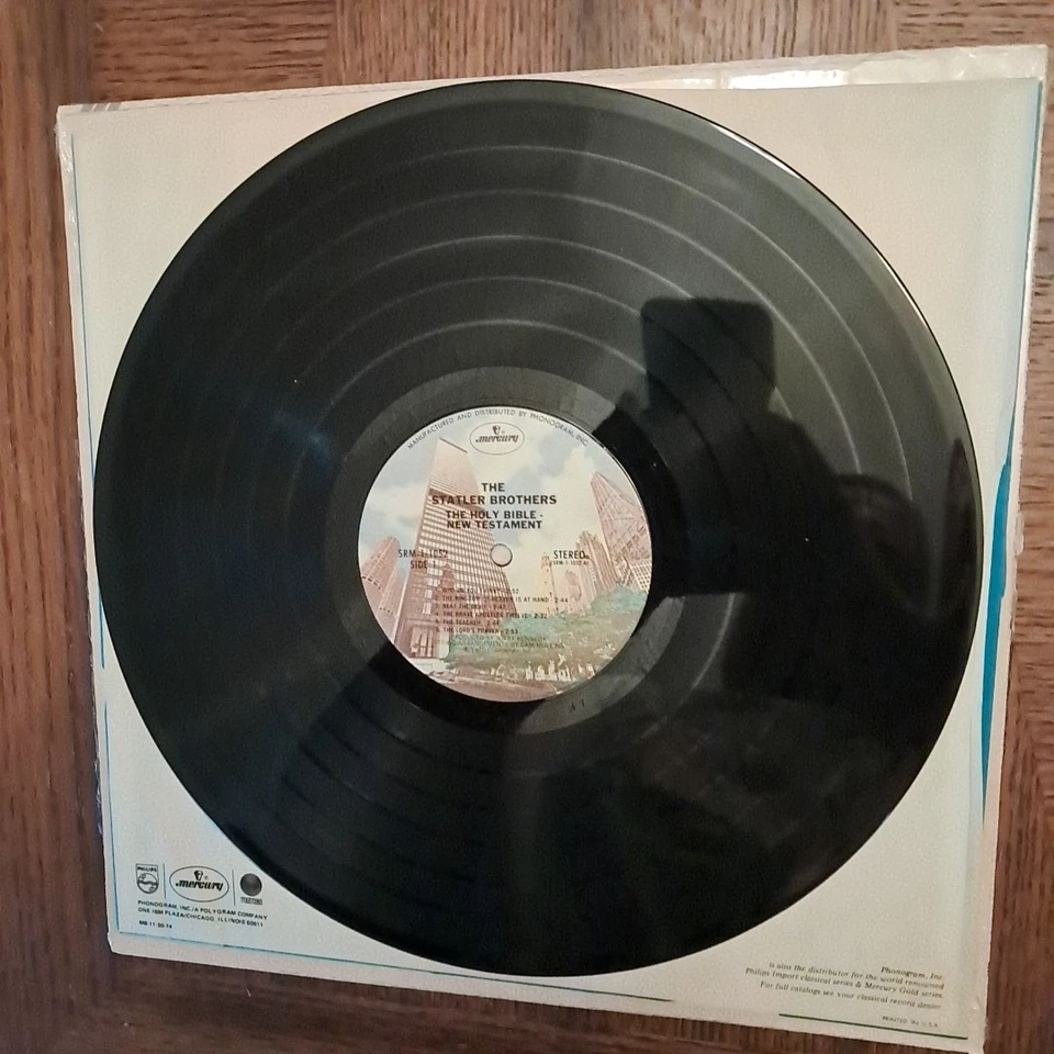 The Holy Bible New Testament The Statler Brothers LP Gospel Mercury in Shrink NM - Image 4 of 4