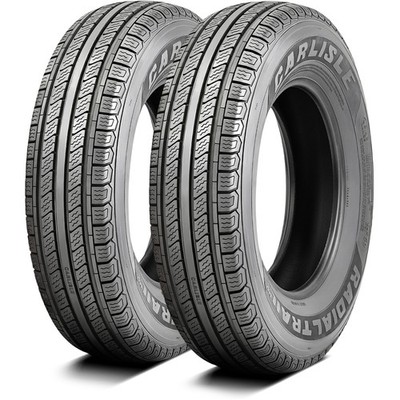 2 Tires Carlisle (Carlstar) Radial Trail HD ST 205/75R15 107M D 8 Ply Trailer