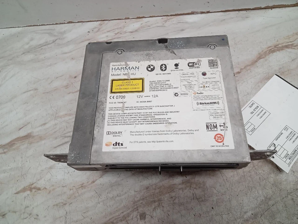 Audio Equipment Radio 2 Din Size Fits 14-17 BMW 535i GT 301594 Foto 3 de 4