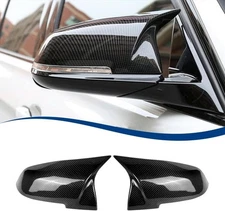 Real Carbon Fiber M Style Mirror Caps Fits For BMW F30 3 Series F32 4 Series F22