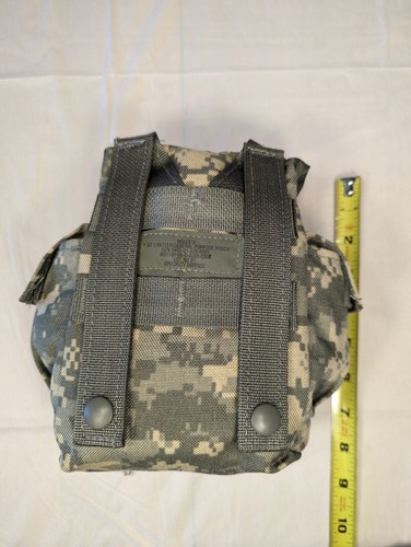 MOLLE II 1 QT Canteen Cover / General Purpose Pouch ACU -  2 Pack - Picture 8 of 8