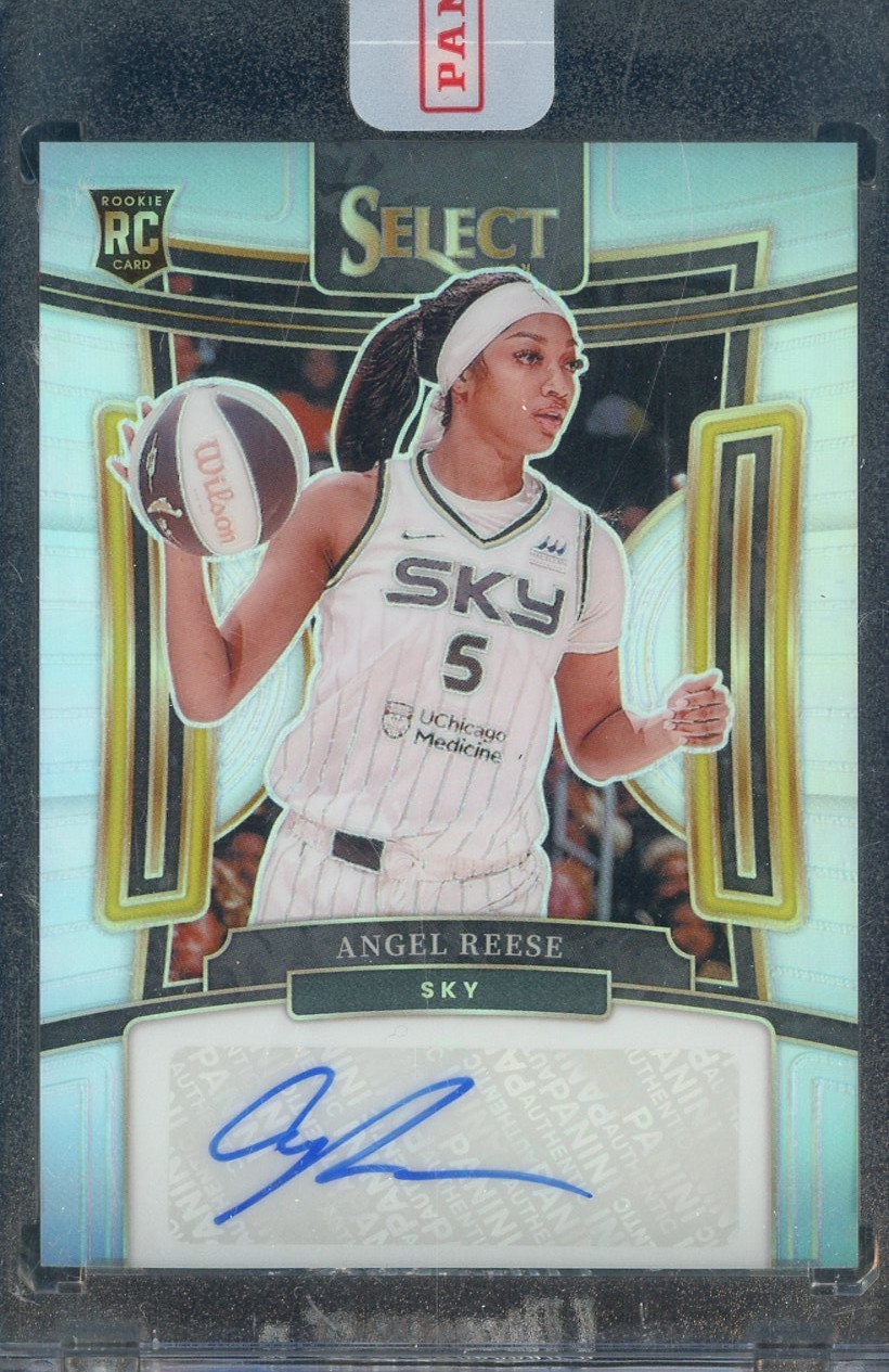 2024 Panini WNBA Select Silver Prizm Angel Reese RC Rookie AUTO