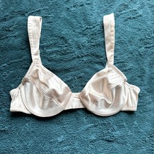 Vintage 90s Victoria s Secret Second Skin Satin Bra 36A Pink Silky Smooth Retro
