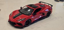  READ  1/18 MAISTO 2020 CHEVROLET CORVETTE STINGRAY C8 RED DIECAST MODEL CAR