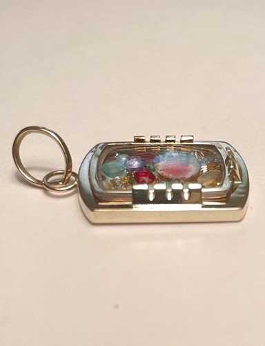 14K Gold “Junk Locket” with Interchangeable Gemstones and Intaglio! - Picture 10 of 20