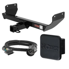 Curt Class 3 Trailer Hitch w/ Cover & Wiring for Jeep Grand Cherokee