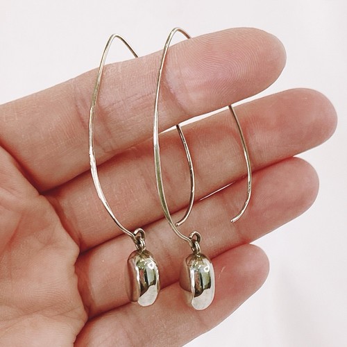 Retired Silpada Sterling Silver W2032 Threader "Just Dropping In" Long Earrings - Picture 5 of 10